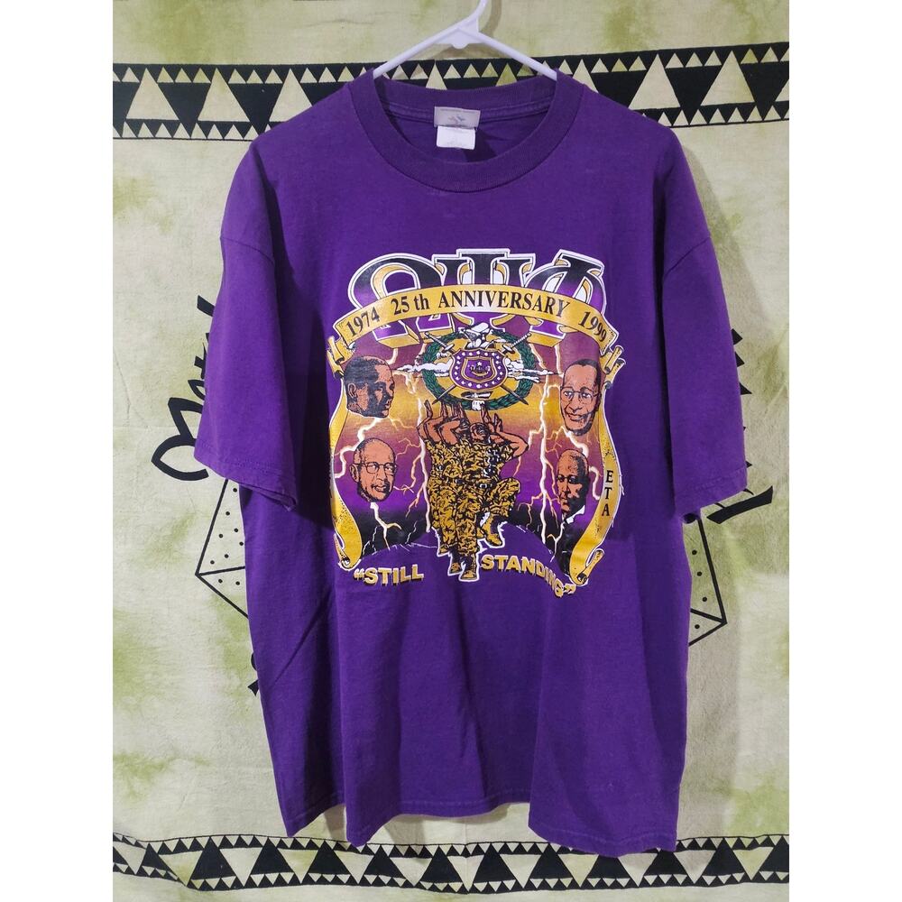1999 Vintage “Still Standing” Black History Tee | Purple, Size Large
